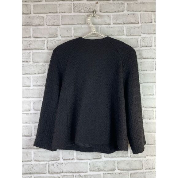 Ann Kline Black Swing Side Button Jacket Classic 
Size 4 - Picture 2 of 9